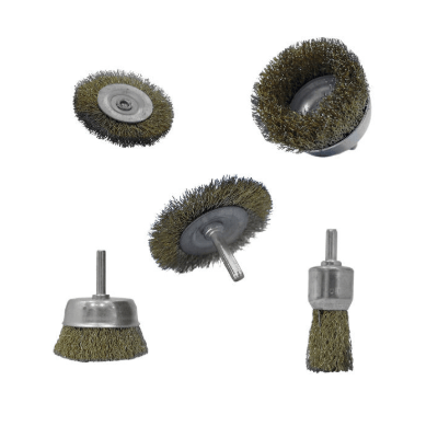 Set of 5 wire brushes مجموعه 5 عددی فرچه سیمی