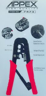 آچار شبکه سوکت زن همه کاره اپکس مدل APX-7473 - Image 3