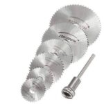 تیغ فرز انگشتی مدل DCGJ مجموعه 6 عددی