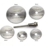 تیغ فرز انگشتی مدل DCGJ مجموعه 6 عددی