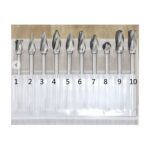 مته چوب تراش مدل T10 مجموعه 10 عددی - Image 2