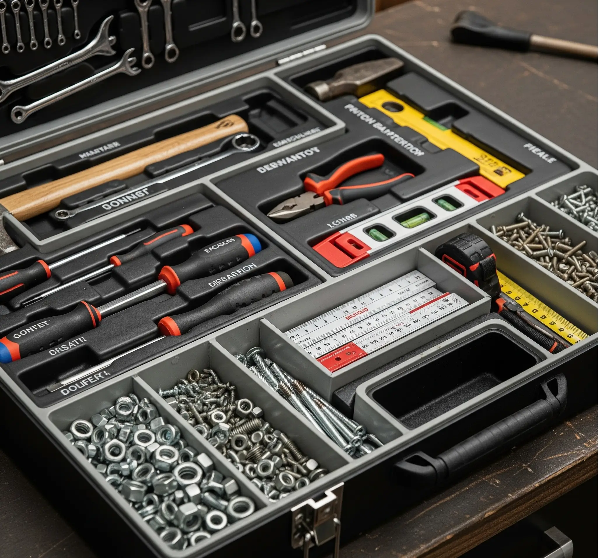 نظم‌دهی جعبه ابزار