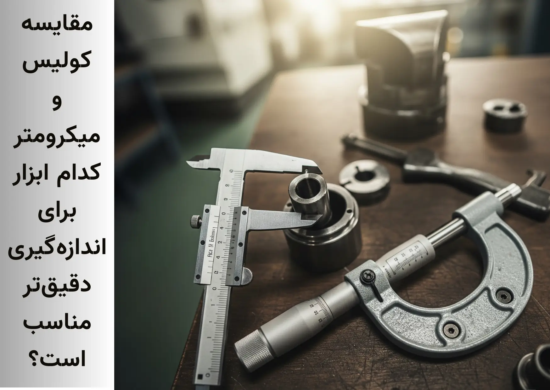 مقایسه کولیس و میکرومتر