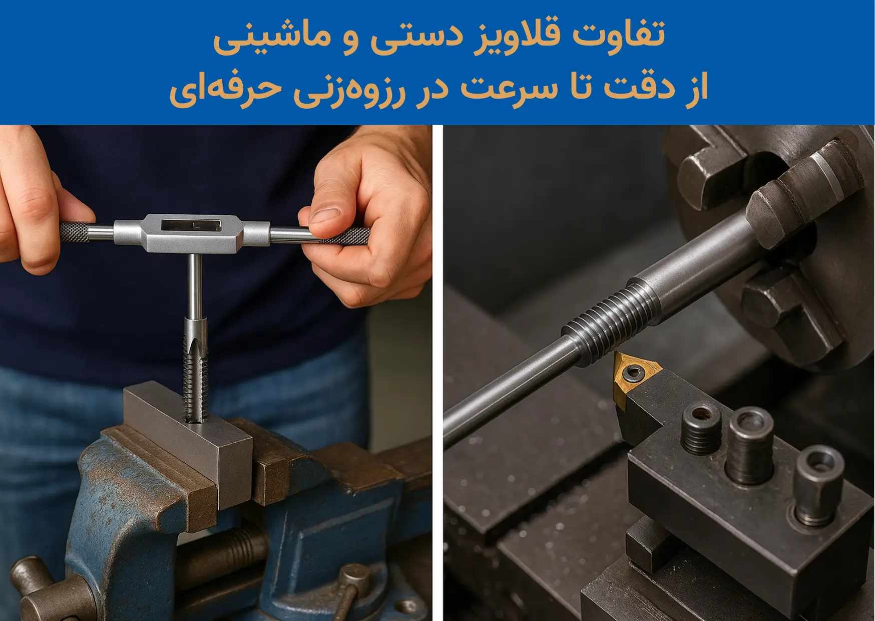 تفاوت قلاویز دستی و ماشینی