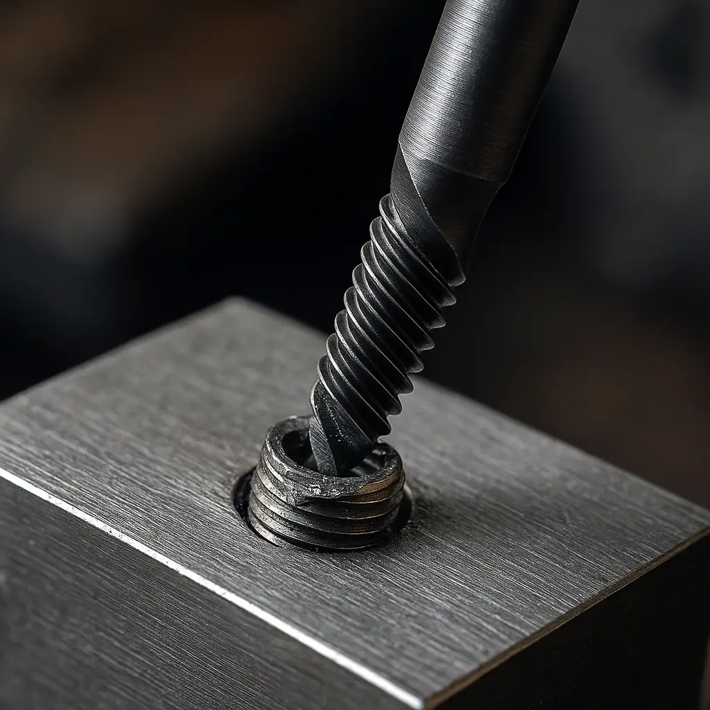 خارج کردن پیچ با قلاویز چپ‌گرد