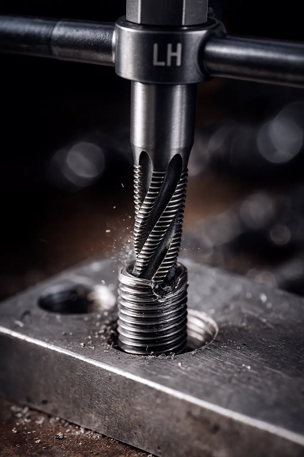 خارج کردن پیچ با قلاویز چپ‌گرد