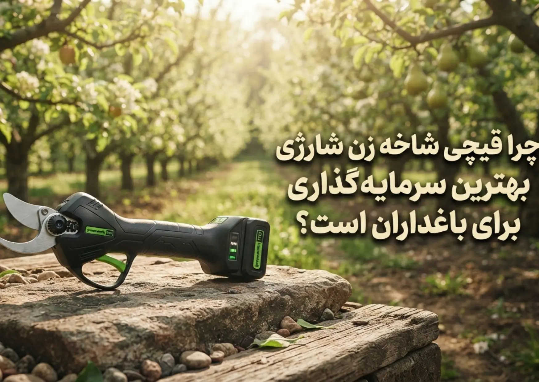قیچی شاخه زن شارژی