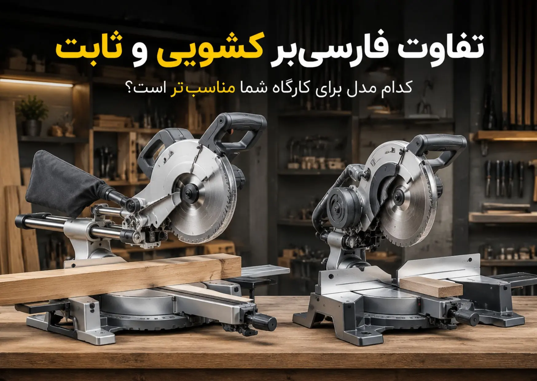 تفاوت فارسی‌بر کشویی و ثابت