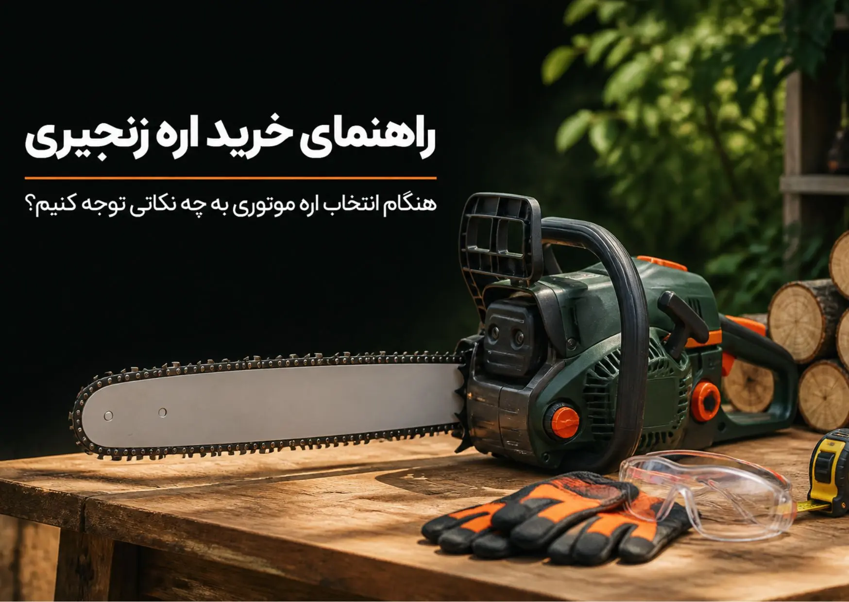 راهنمای خرید اره زنجیری
