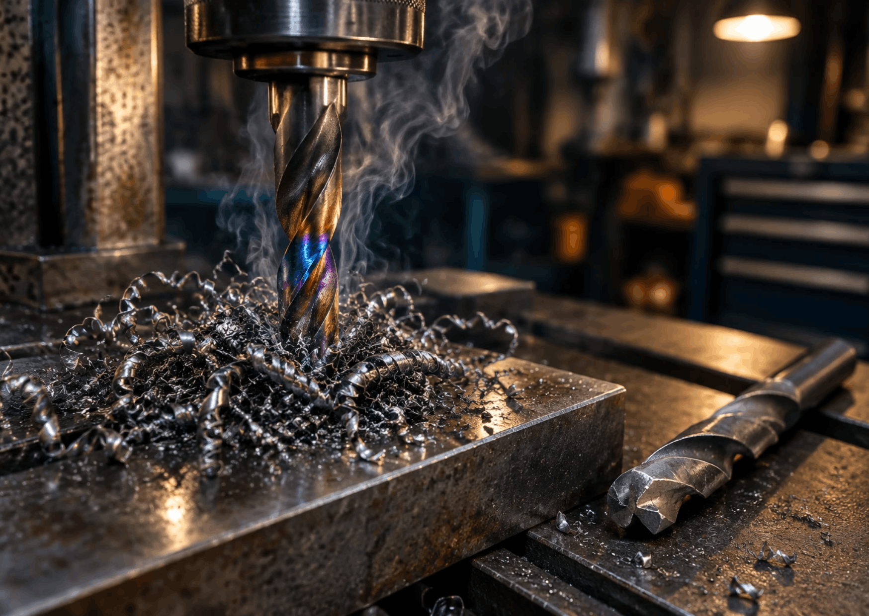 مته تیتانیومی با پوشش TiN برای سوراخکاری فلز